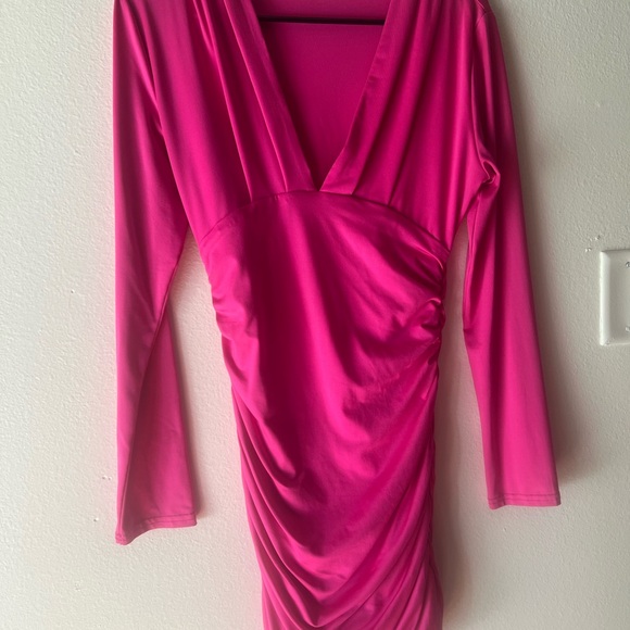 Halife Vibrant Pink Dress - Picture 4 of 7